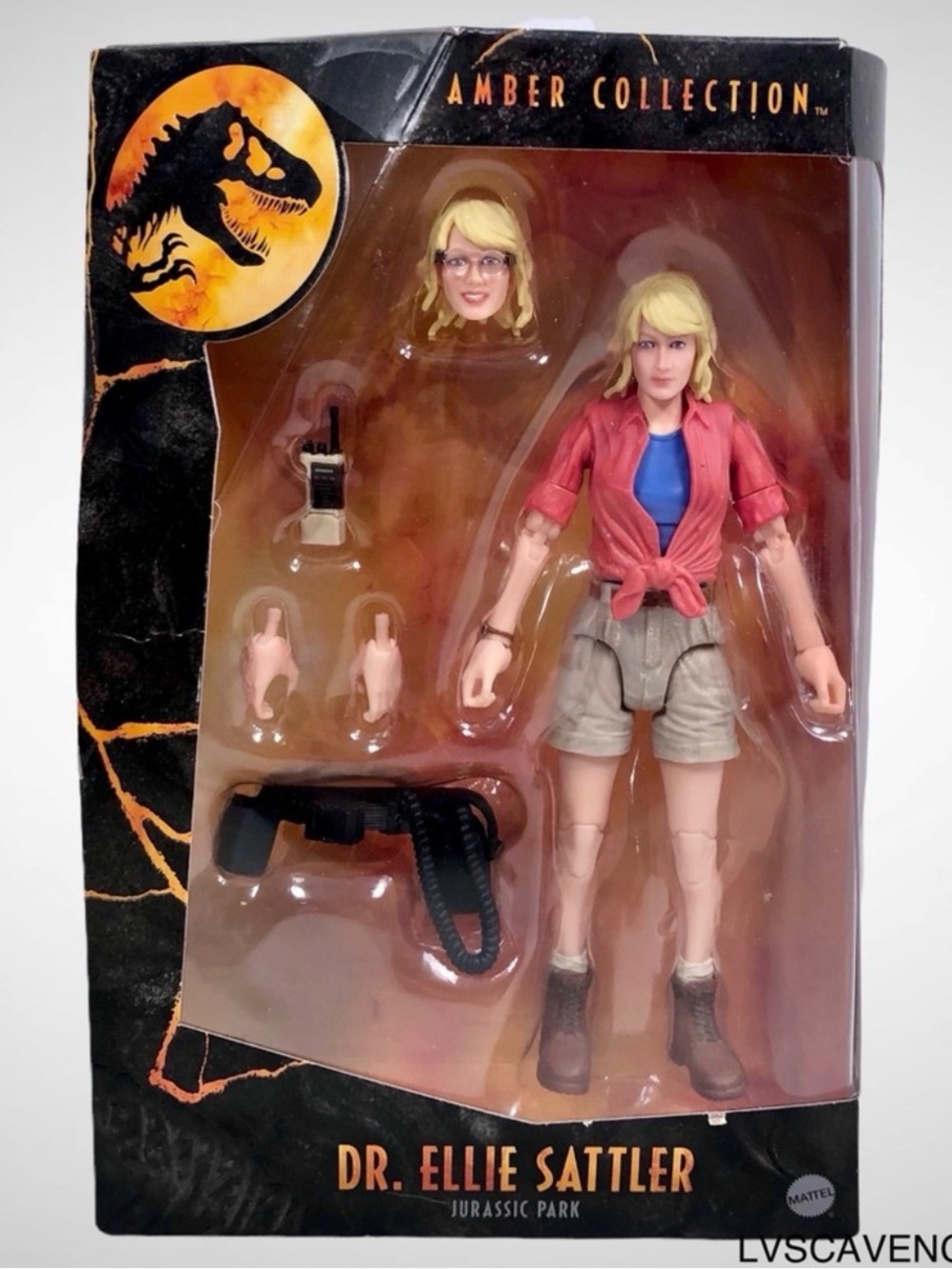 Jurassic World Amber Collection Dr. Ellie Sattler 6" Figure Mattel!